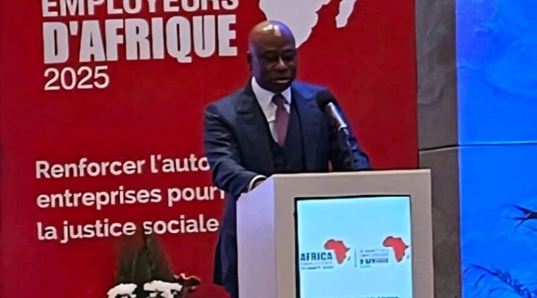 Communiqué : Message du Président  de Business Africa  Baidy AGNE à l'ouverture du sommet des Employeurs  d'Afrique